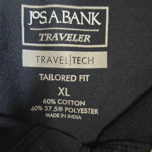 Jos. A. Bank Traveler Tailored Fit Dress Shirt Men's XL Cotton Blend - Picture 6 of 8